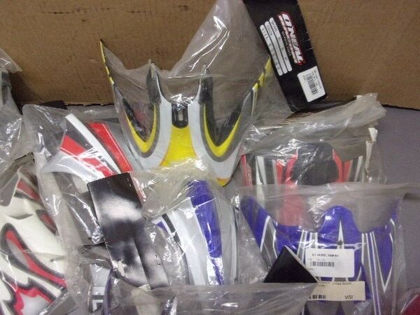 20 Assorted NOS Vintage O'Neal Helmet Parts - Fresh Stock Dated February 2026