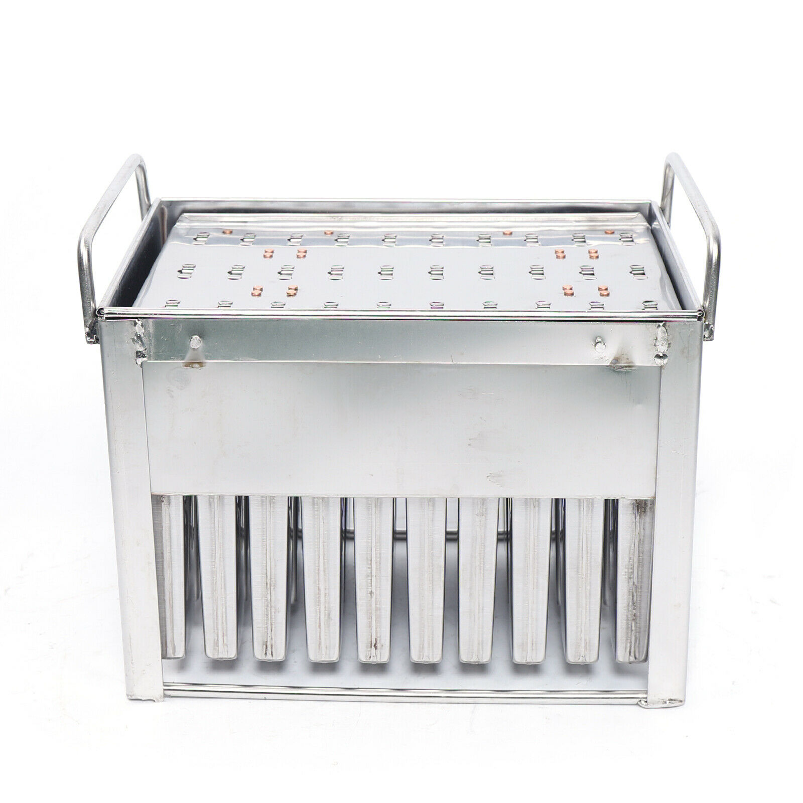 30pcs Stainless Steel Ice Cream Mold Reusable Candy Juice Popsicle Maker Mould - Fresh Stock Dated December 2025