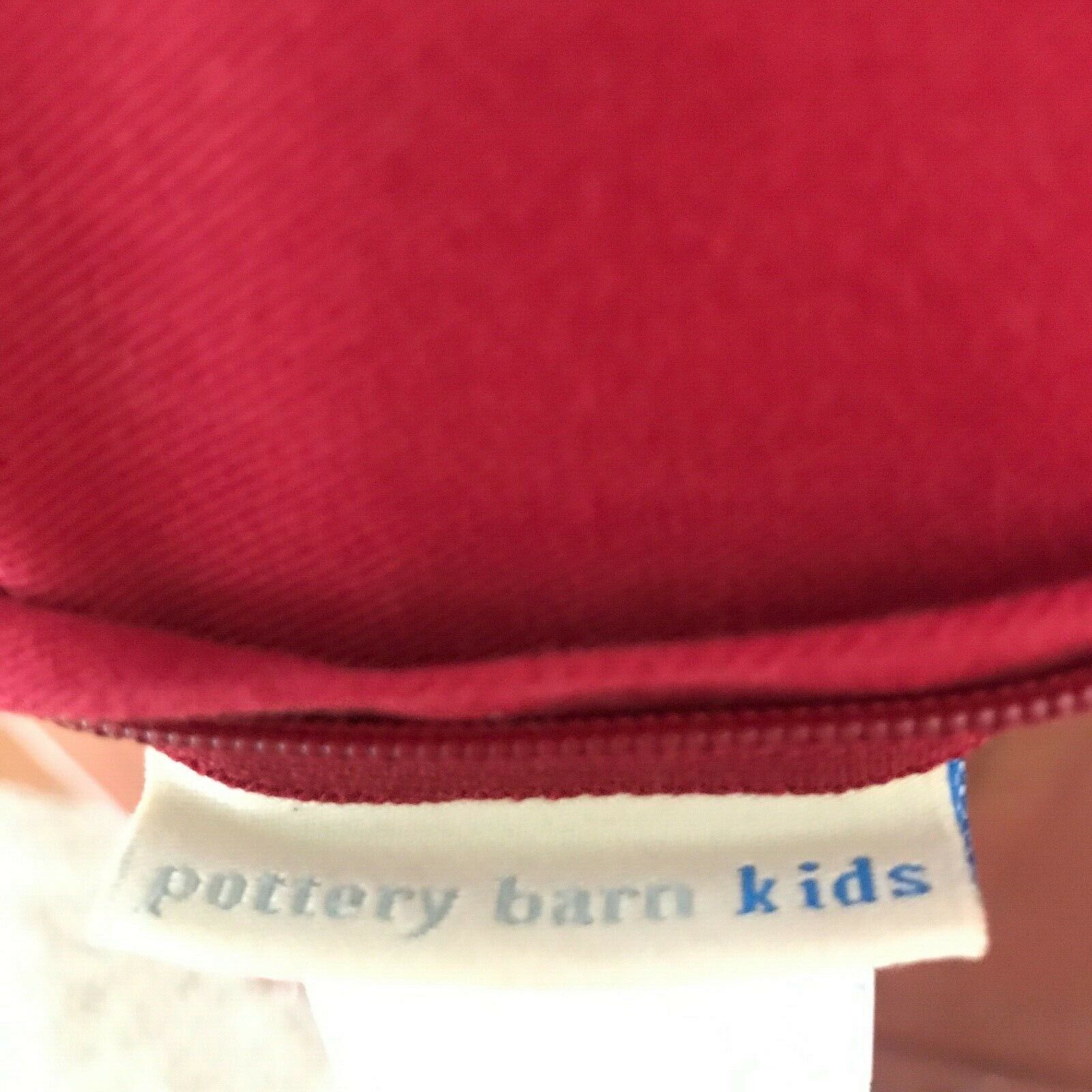 POTTERY BARN KIDS red cotton denim 20