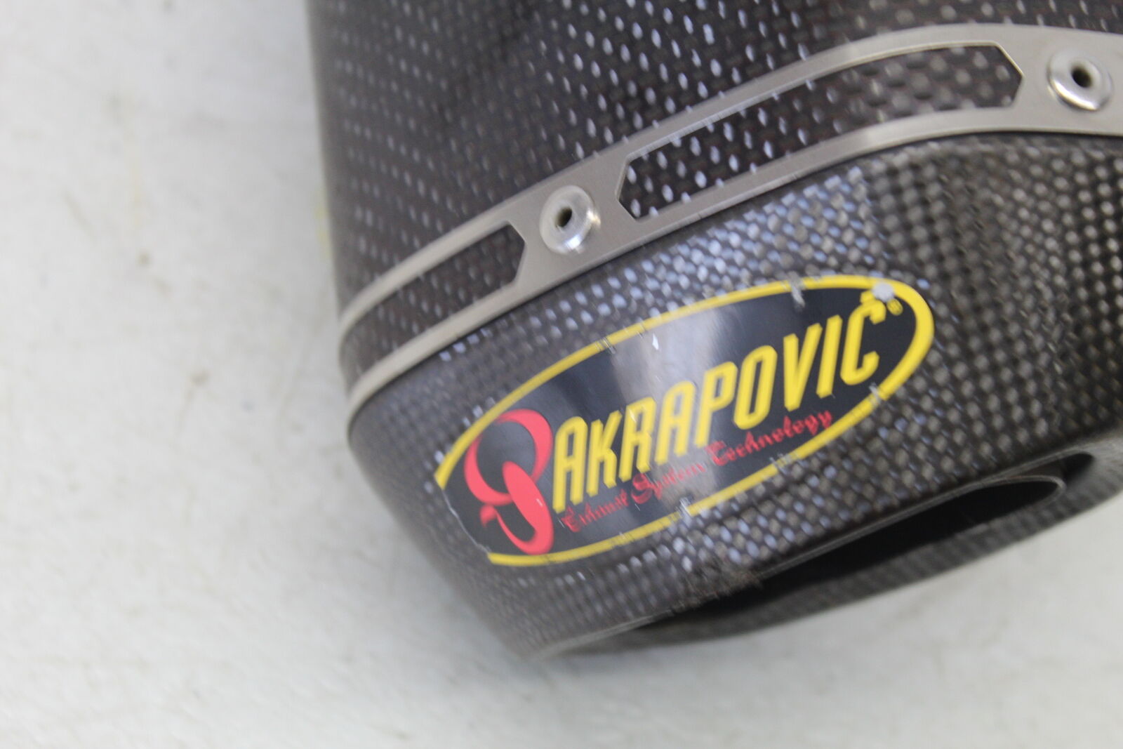 05-06 HONDA CBR600RR AKRAPOVIC REAR BACK MUFFLER EXHAUST PIPE MUFFLER SILENCER - Fresh Stock Dated February 2026