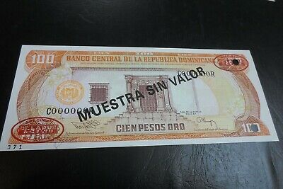 Dominican Republic 5-50-100-500-1000 Pesos 1980 Specimen TDLR Uncirculated - Fresh Stock Dated December 2025