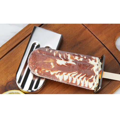 6pcs Stainless Steel Molds Ice Pop Lolly Popsicle Ice Cream Stick Holder Mold - Fresh Stock Dated December 2025