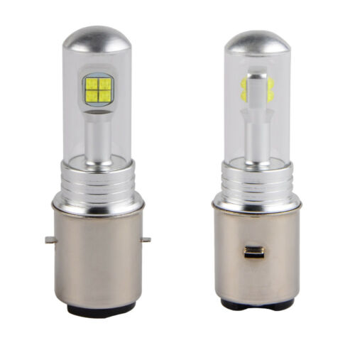2x BA20D H6 LED Headlight Bulb For Husaberg FE390 FE350 FE250 FE450 FE570 TE125 - Fresh Stock Dated February 2026