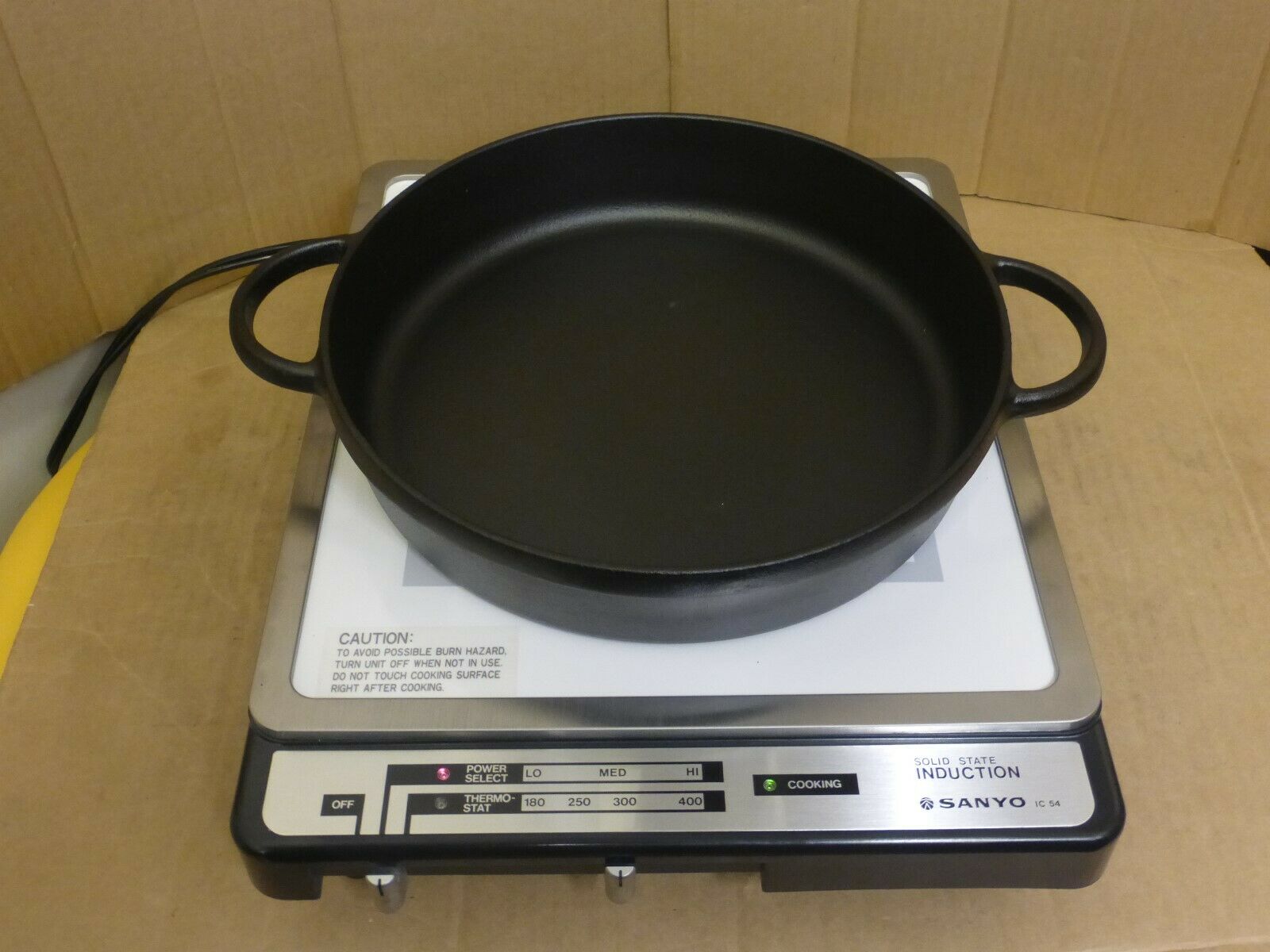 Sanyo Surf Cool Portable Induction Cooktop Vintage Very RARE - Fresh Stock Dated December 2025