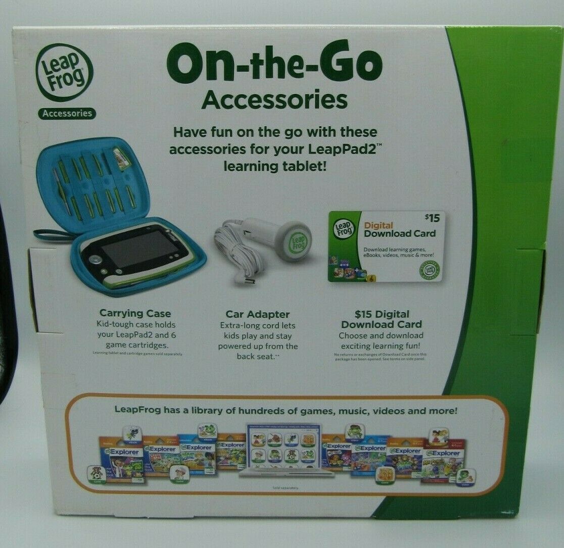 Leap Frog Leap Pad 2 On-the-go Bundle Camo Blue Carrying Case - Fresh Stock Dated February 2026