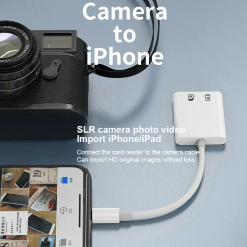 For Apple To Sd Card Camera Reader Tail Adapter Iphone Ipad - Fresh Stock Dated February 2026