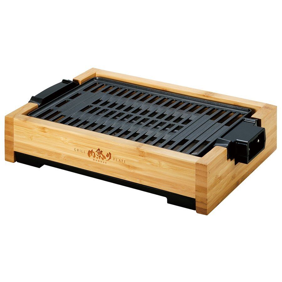 APIX Grill Hot Plate Roaster AGP-242(BB) Yakiniku AC100V Bamboo Japan DHL NEW - Fresh Stock Dated February 2026