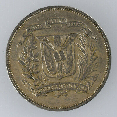 Dominican Republic 25 Centavos 1967 Inv#B780-518 - Fresh Stock Dated December 2025