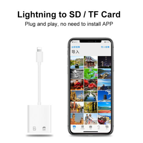 For Apple To Sd Card Camera Reader Tail Adapter Iphone Ipad - Fresh Stock Dated February 2026