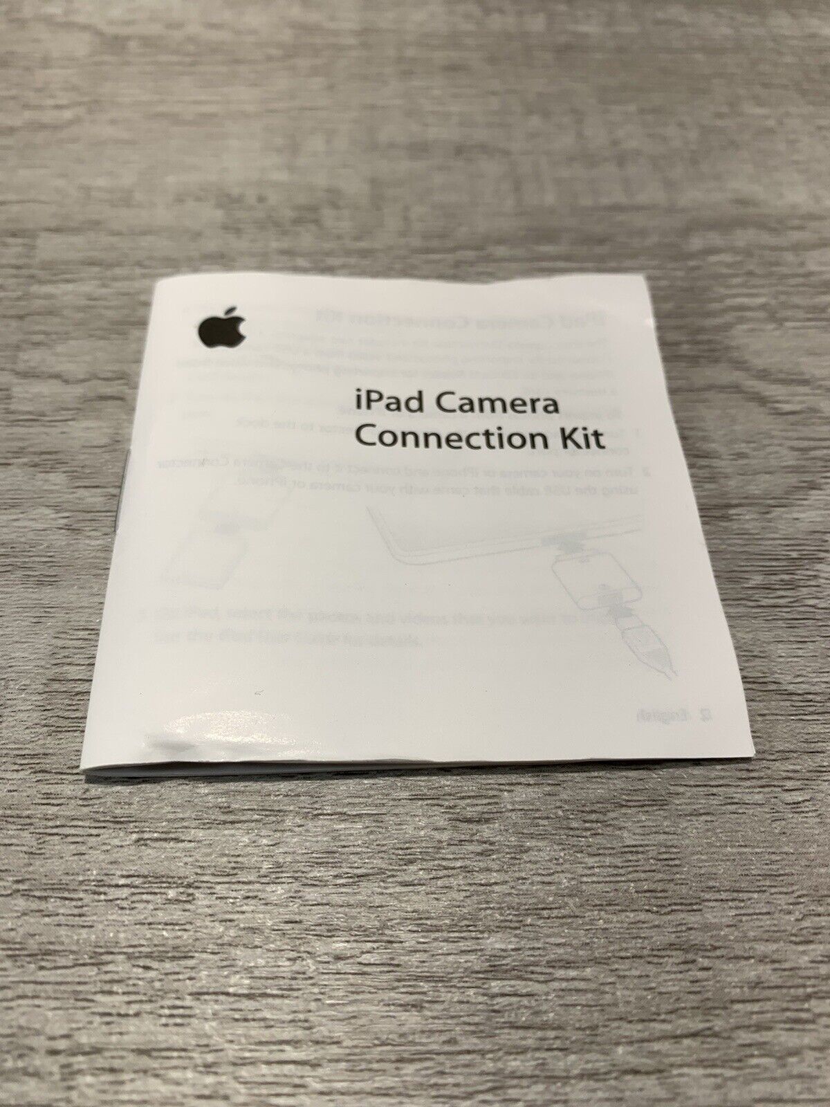 Original Apple iPad Camera Connection Kit (30-Pin) - MC531ZM/A - A1358, A1362 - Fresh Stock Dated February 2026