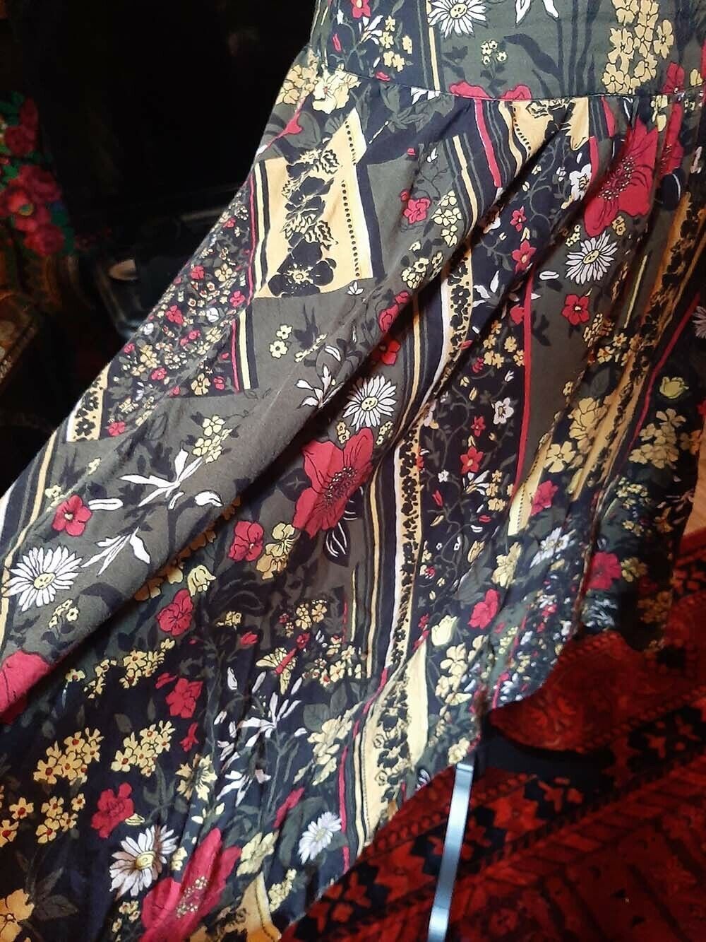 Vintage Handmade Skirt~1970's~ Boho/Cottagecore/Flower Child~ M~ - Fresh Stock Dated March 2026