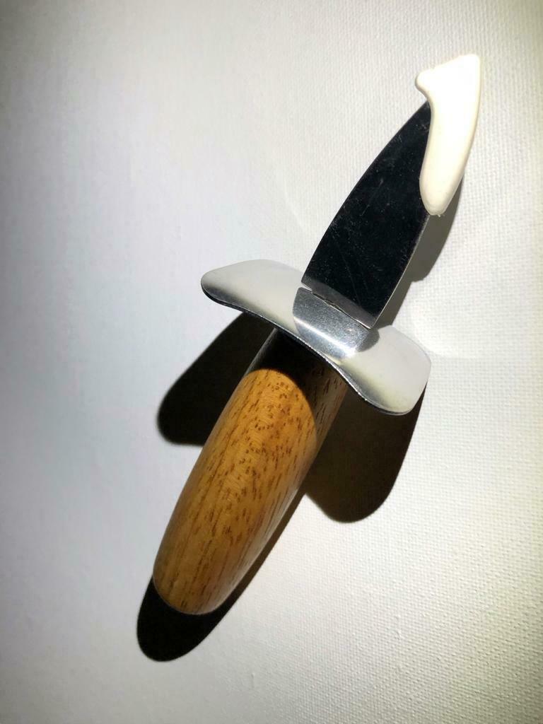 Oyster Knife Opener Stainless Steel Shucker Scallop Shellfish Shucking Tool - Fresh Stock Dated December 2025