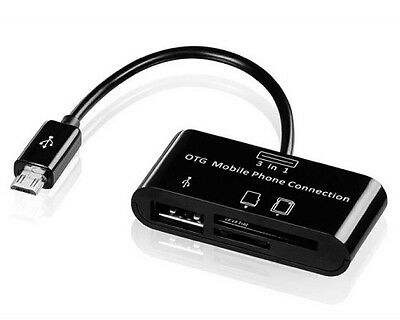 OTG HUB MICRO USB CARD READER to SD SDHC SDXC for Android Smartphone Samsung - Fresh Stock Dated February 2026