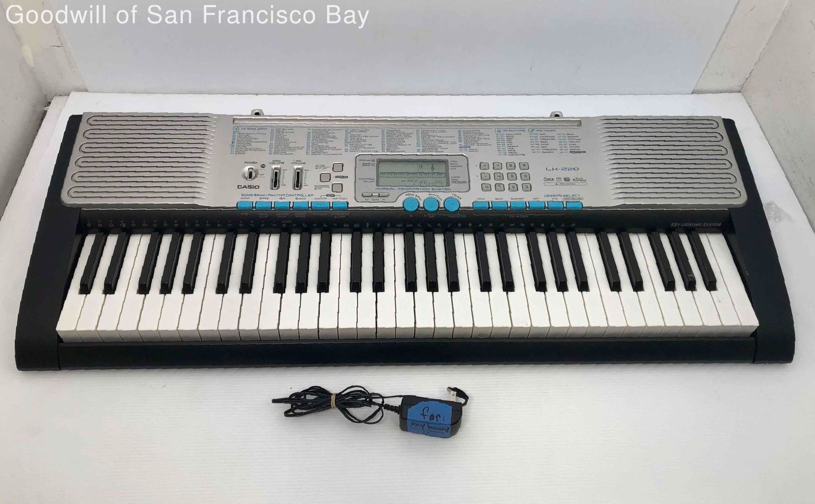 Casio LK-220 Electric Keyboard with Power Cord - Fresh Stock Dated February 2026