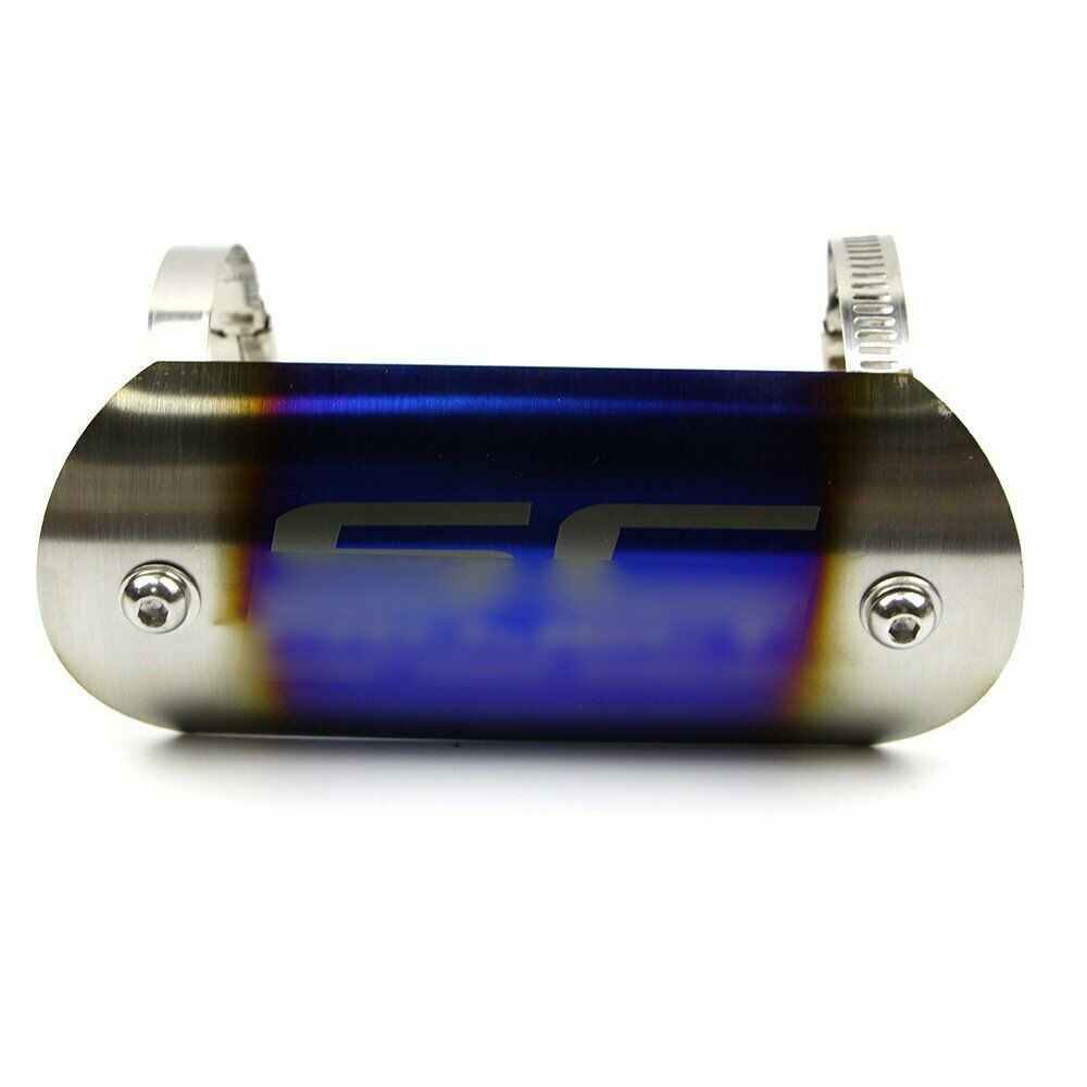 Motorcycle Exhaust Middle Pipe Heat Shield Link Cover Muffler Protector Guard #C - Fresh Stock Dated February 2026
