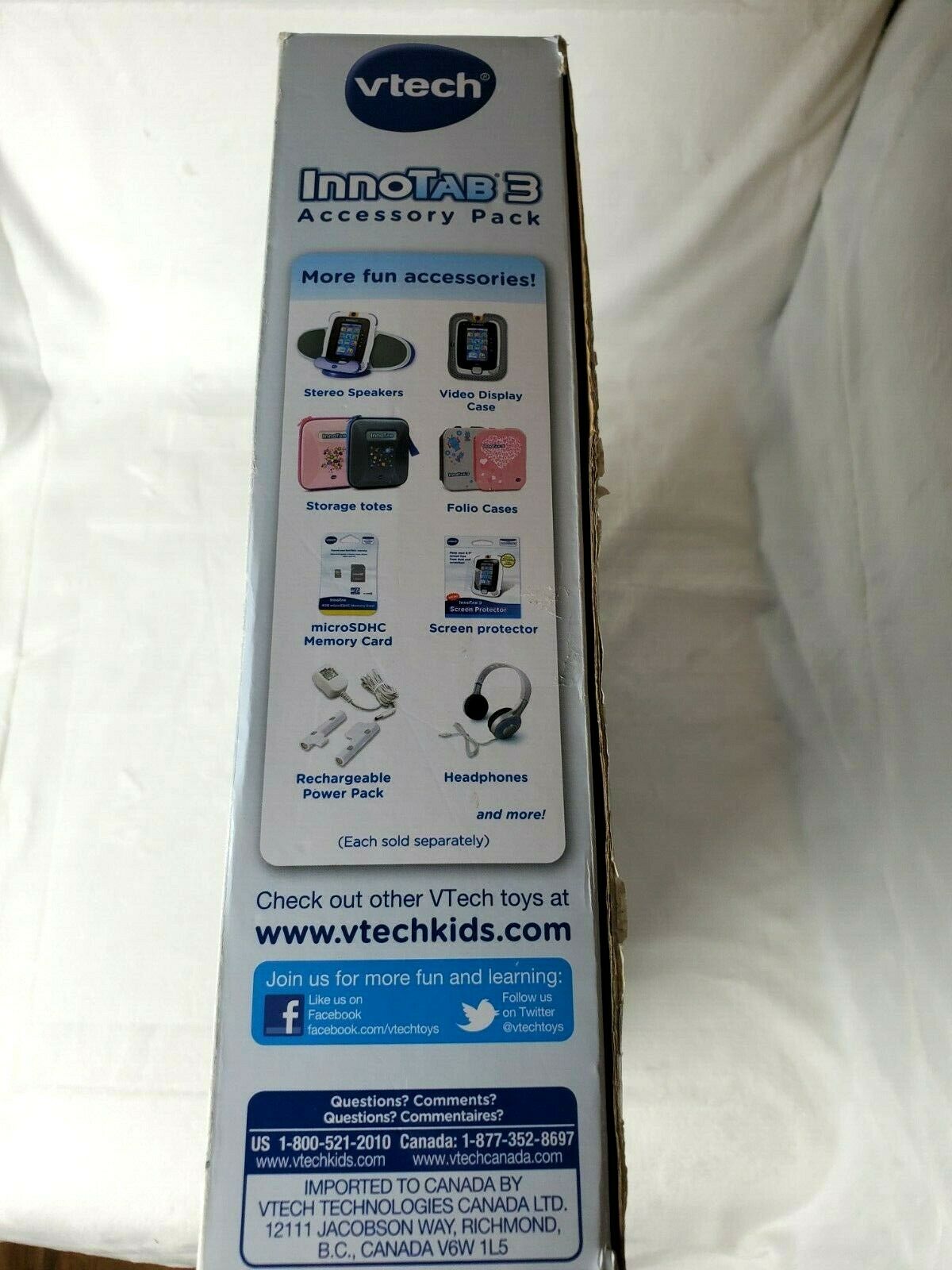 Vtech InnoTab 3 Blue Trucks Learning System Accessory Pack - Fresh Stock Dated December 2025