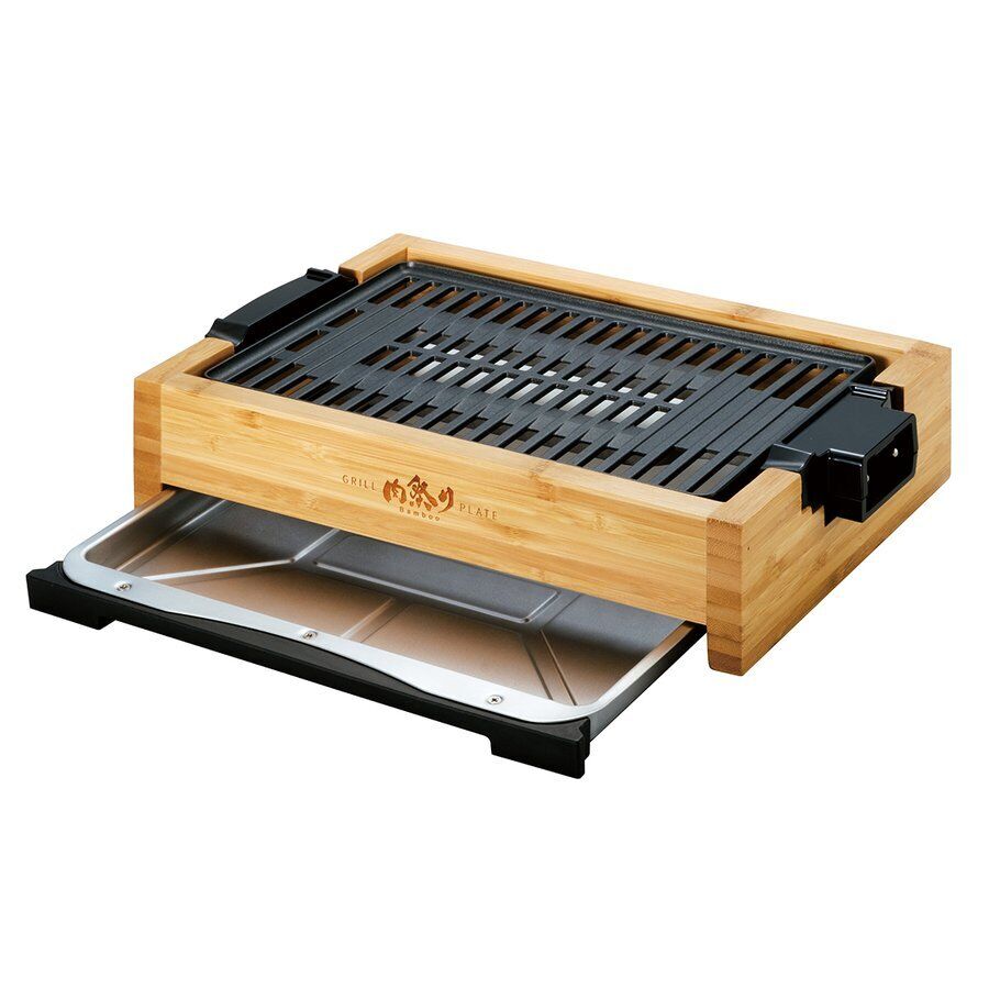 APIX Grill Hot Plate Roaster AGP-242(BB) Yakiniku AC100V Bamboo Japan DHL NEW - Fresh Stock Dated February 2026