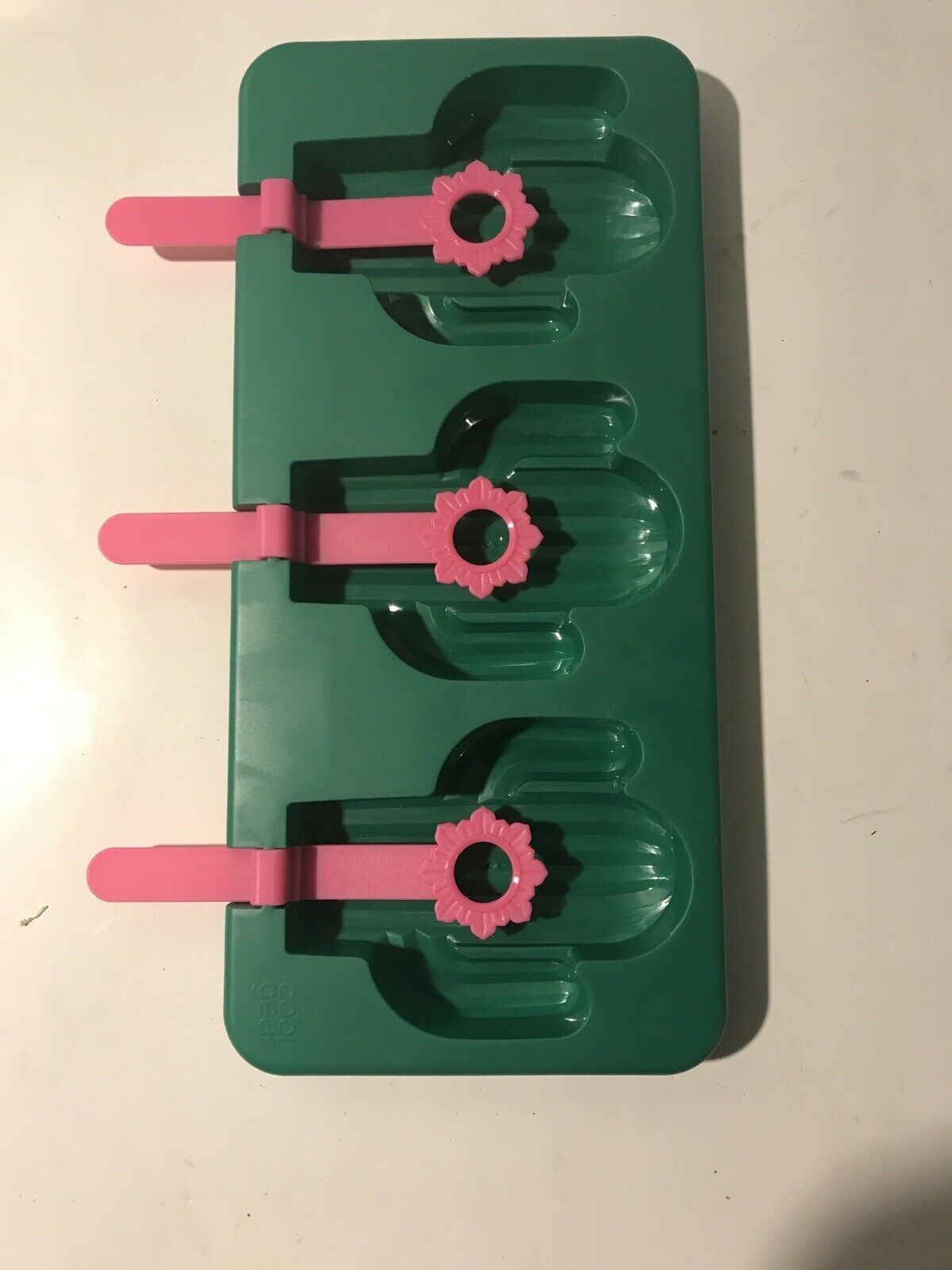 Lot Of Two Cool Gear Make Your Own Popsicle Ice Trays Cactus. - Fresh Stock Dated February 2026