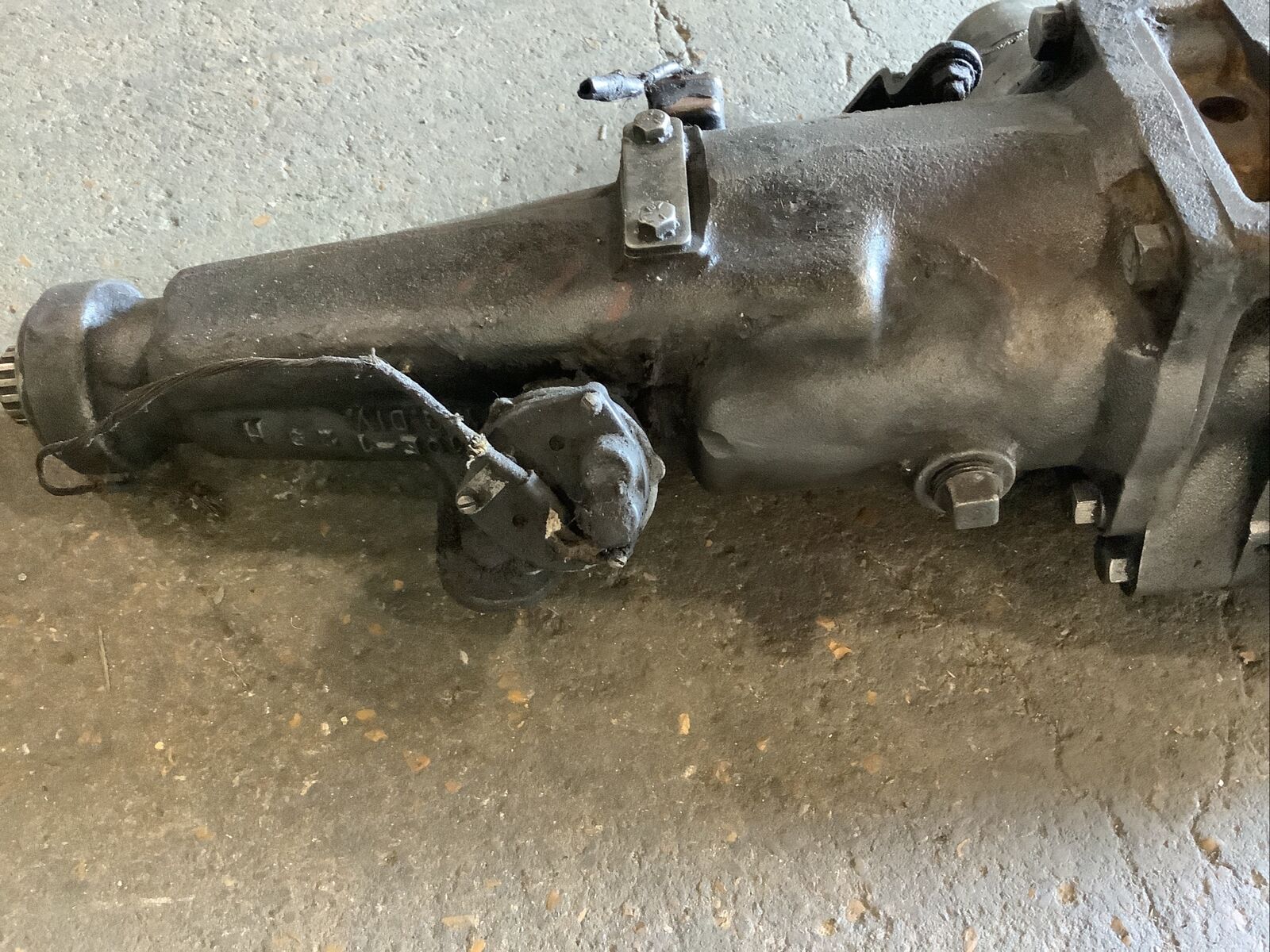 1949-1950 CUSTOM DELUXE COMPLETE 3 SPEED MANUAL TRANSMISSION W/ OD - Fresh Stock Dated February 2026