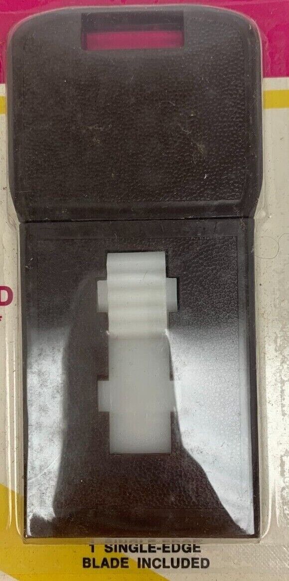 Vintage Gerson Razor Blade Scraper No. 106-1035-1 Brown NOS 1975 Made in USA - Fresh Stock Dated February 2026