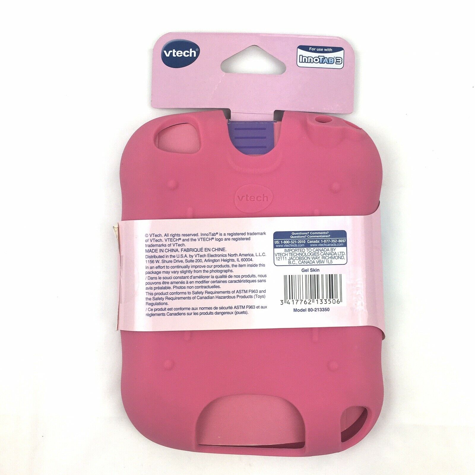 Vtech InnoTab 3 Gel Skin Protective Case Pink - Fresh Stock Dated February 2026