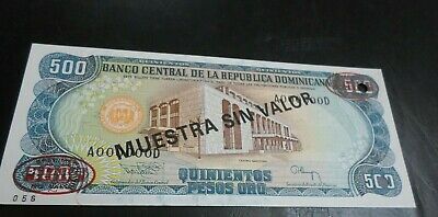 Dominican Republic 5-50-100-500-1000 Pesos 1980 Specimen TDLR Uncirculated - Fresh Stock Dated December 2025