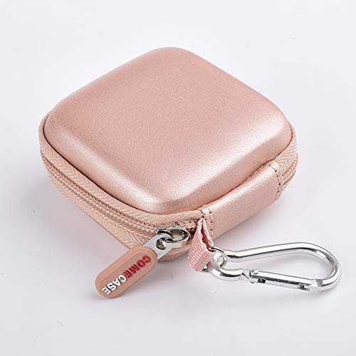 Comecase Chip Card Reader Scanner Case, Hard Carrying Bag Holder Rose Gold - Fresh Stock Dated February 2026