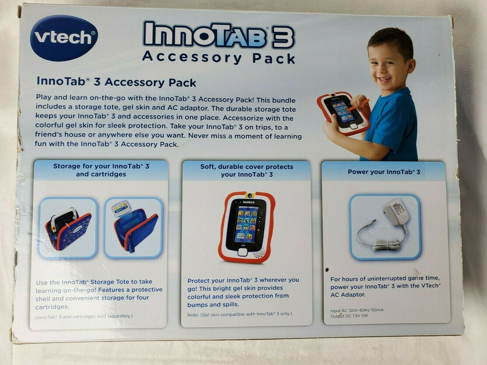 Vtech InnoTab 3 Blue Trucks Learning System Accessory Pack - Fresh Stock Dated December 2025