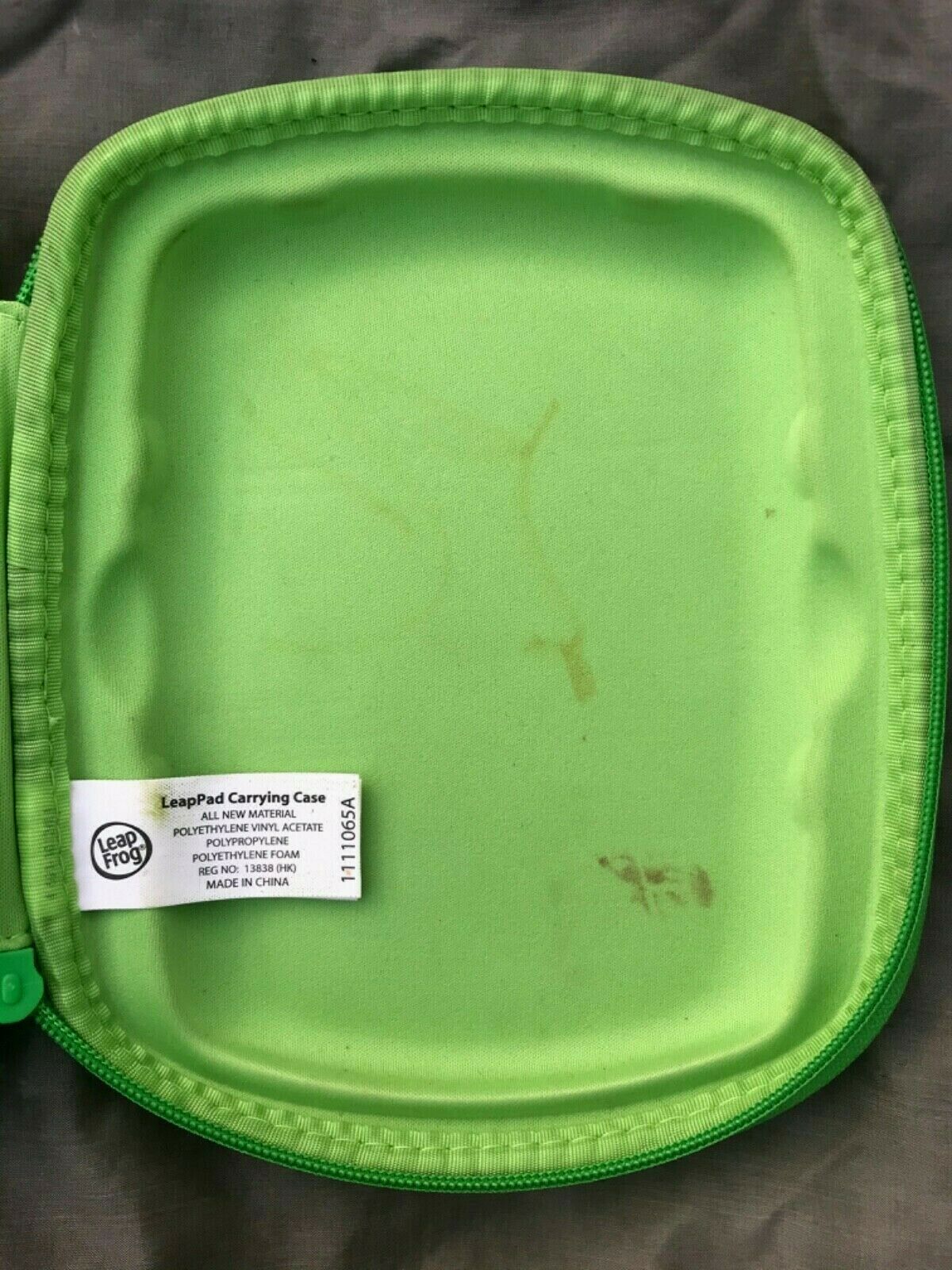 LeapFrog LeapPad LeapPad 2 Explorer Carrying Case Holds 6 Cartridges Green - Fresh Stock Dated February 2026