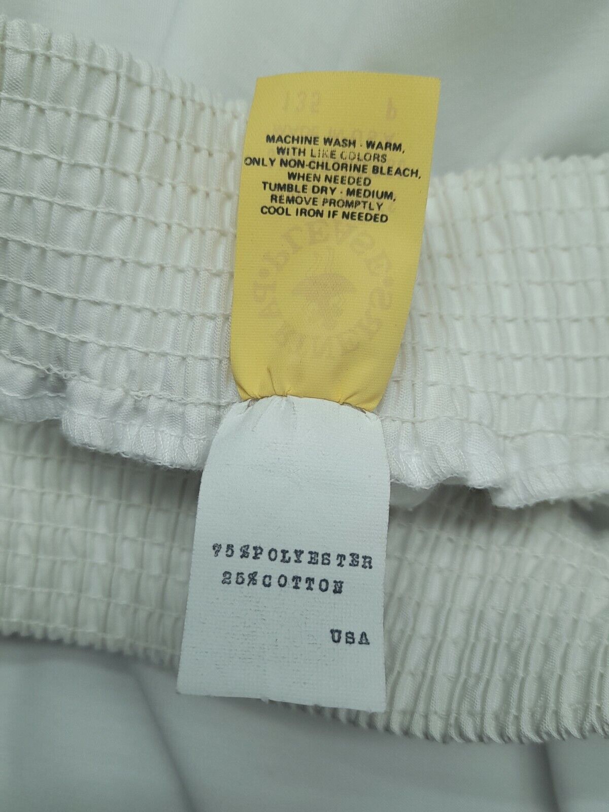 Vtg Circle Malco Modes Partners Please Skirt Sz S Christmas Poinsettia White - Fresh Stock Dated December 2025