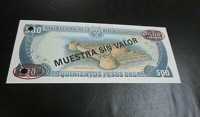 Dominican Republic 5-50-100-500-1000 Pesos 1980 Specimen TDLR Uncirculated - Fresh Stock Dated December 2025
