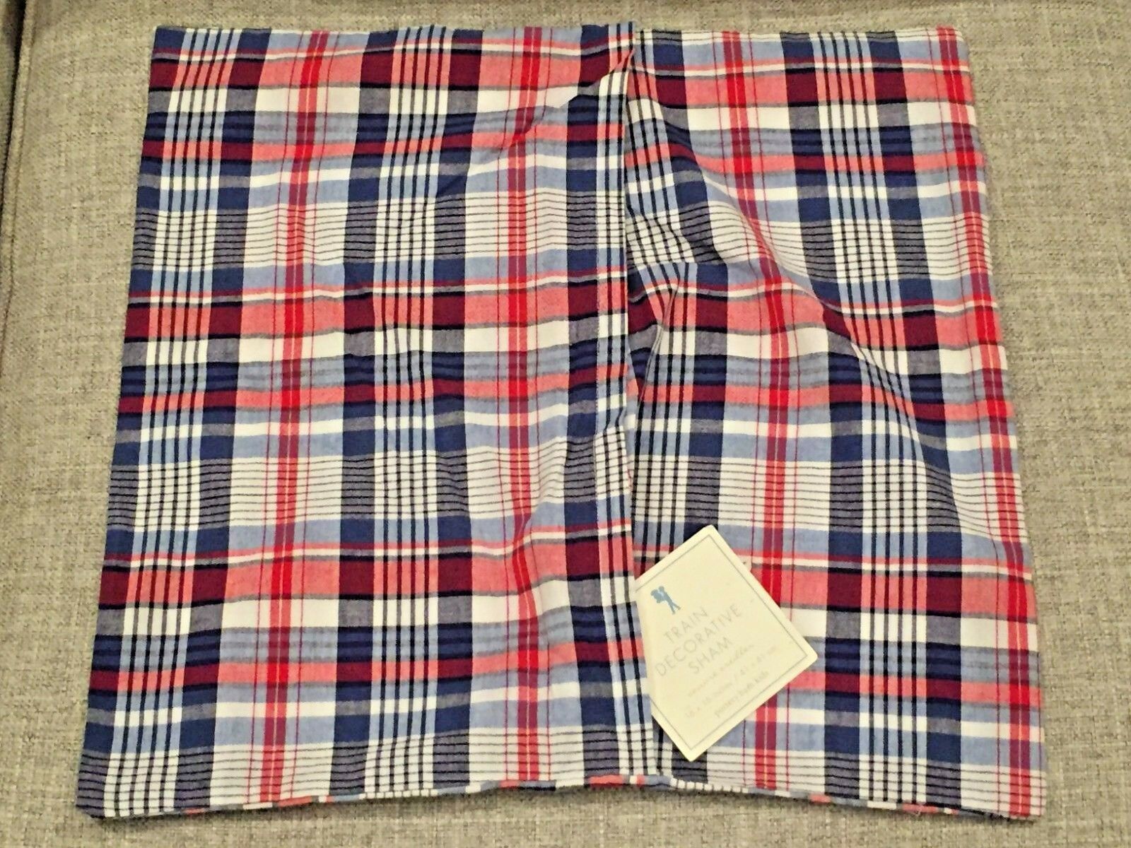 NEW Pottery Barn Kids Train Locomotive Decorative 16