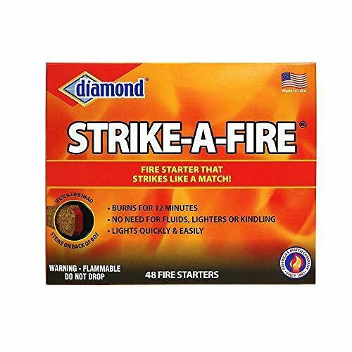 Diamond Strike a Fire FireStarter Kit, 48 count/box - 2 box package (96 Total) - Fresh Stock Dated December 2025
