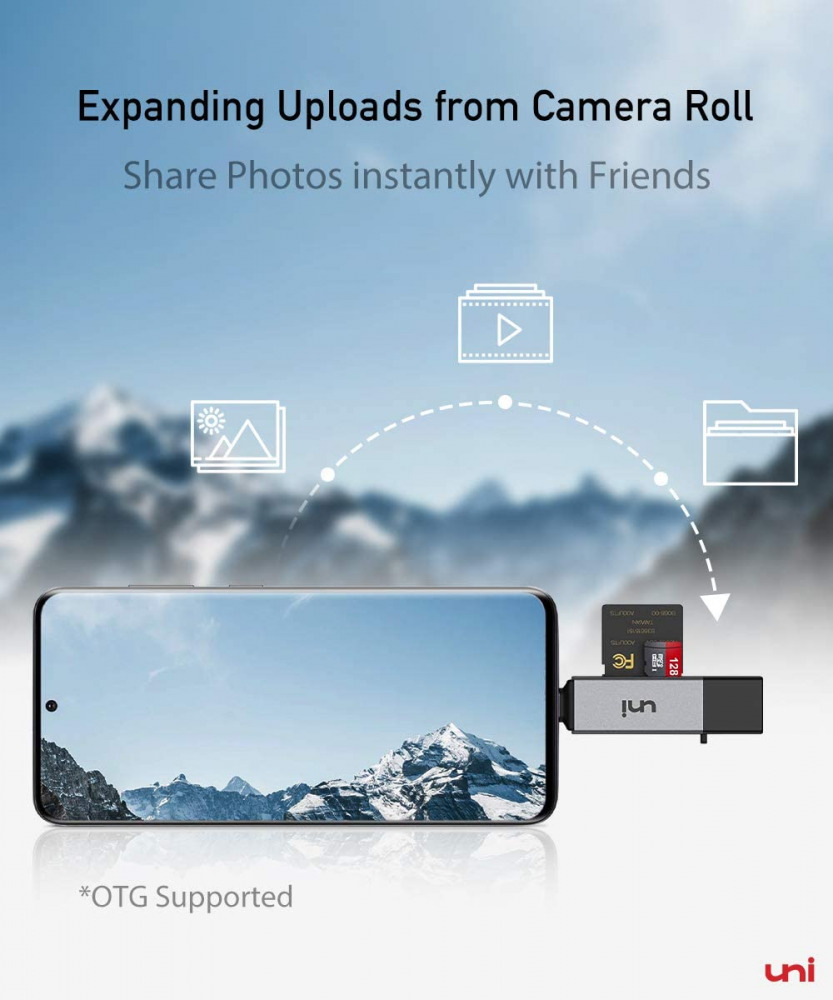 SD Card Reader, uni USB C Memory Reader Adapter 3.0, Supports... - Fresh Stock Dated February 2026