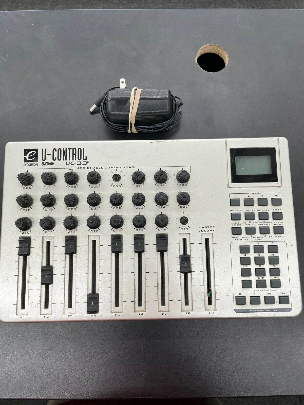 Evolution U-Control UC-33e USB & MIDI Mixer DAW Controller - Fresh Stock Dated February 2026