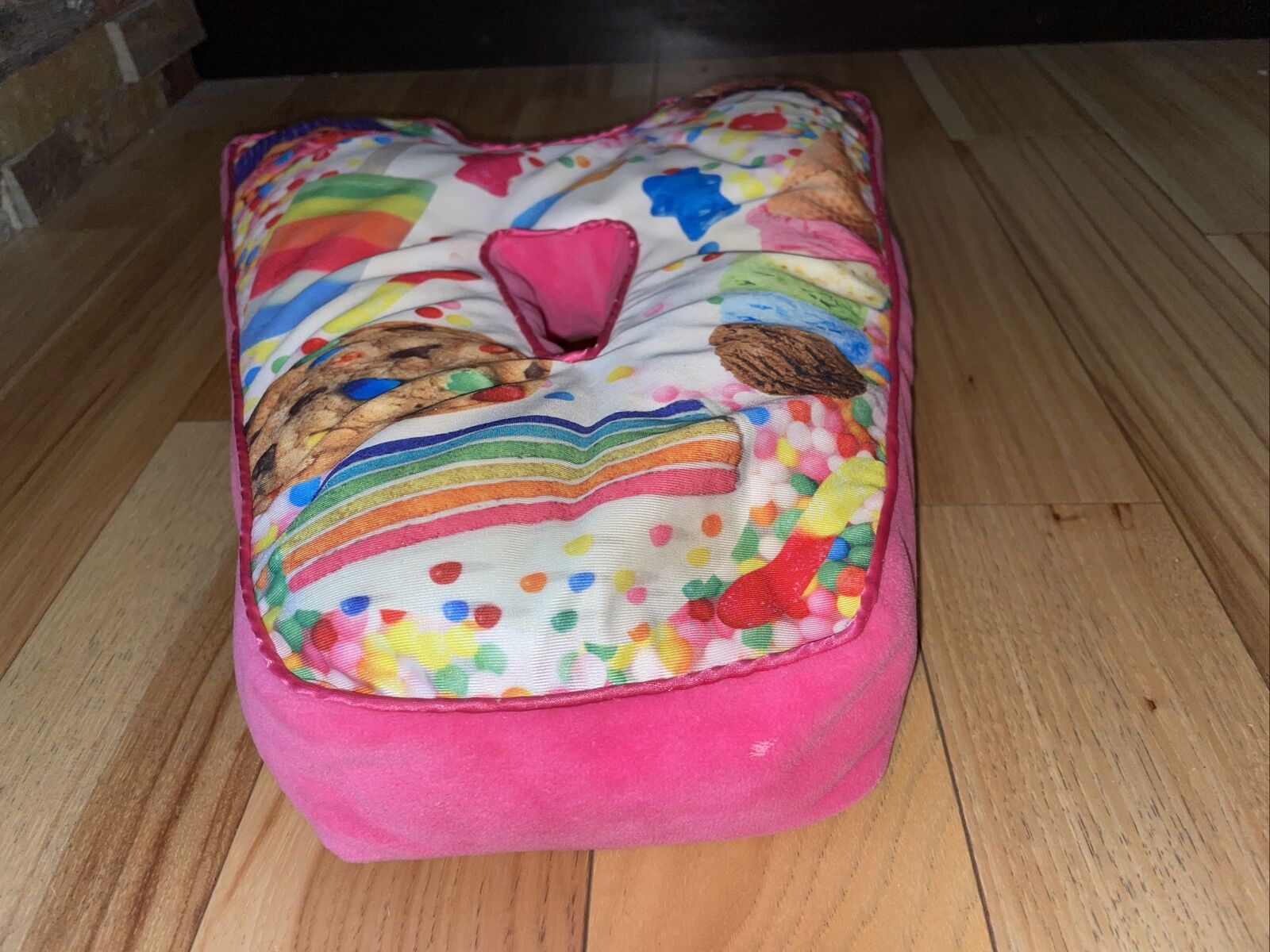 Justice Iscream For Justice 11.25”X16” Letter A Beads Scented Girls Pillow Multi - Fresh Stock Dated December 2025