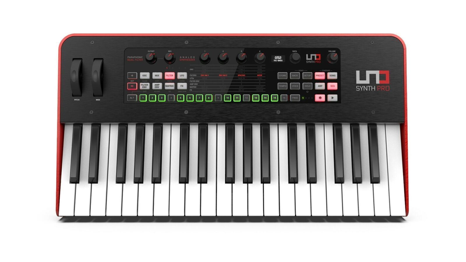 IK Multimedia UNO Synth Pro 37-key Dual-Filter Analog Synthesizer- Full Warranty - Fresh Stock Dated February 2026