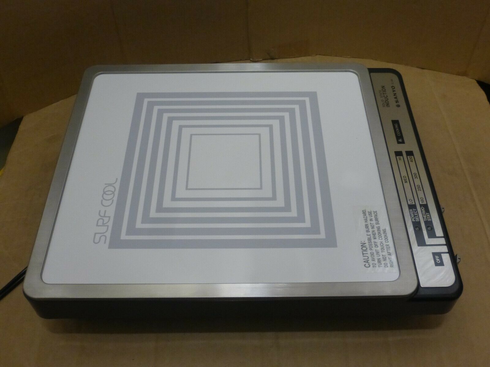 Sanyo Surf Cool Portable Induction Cooktop Vintage Very RARE - Fresh Stock Dated December 2025