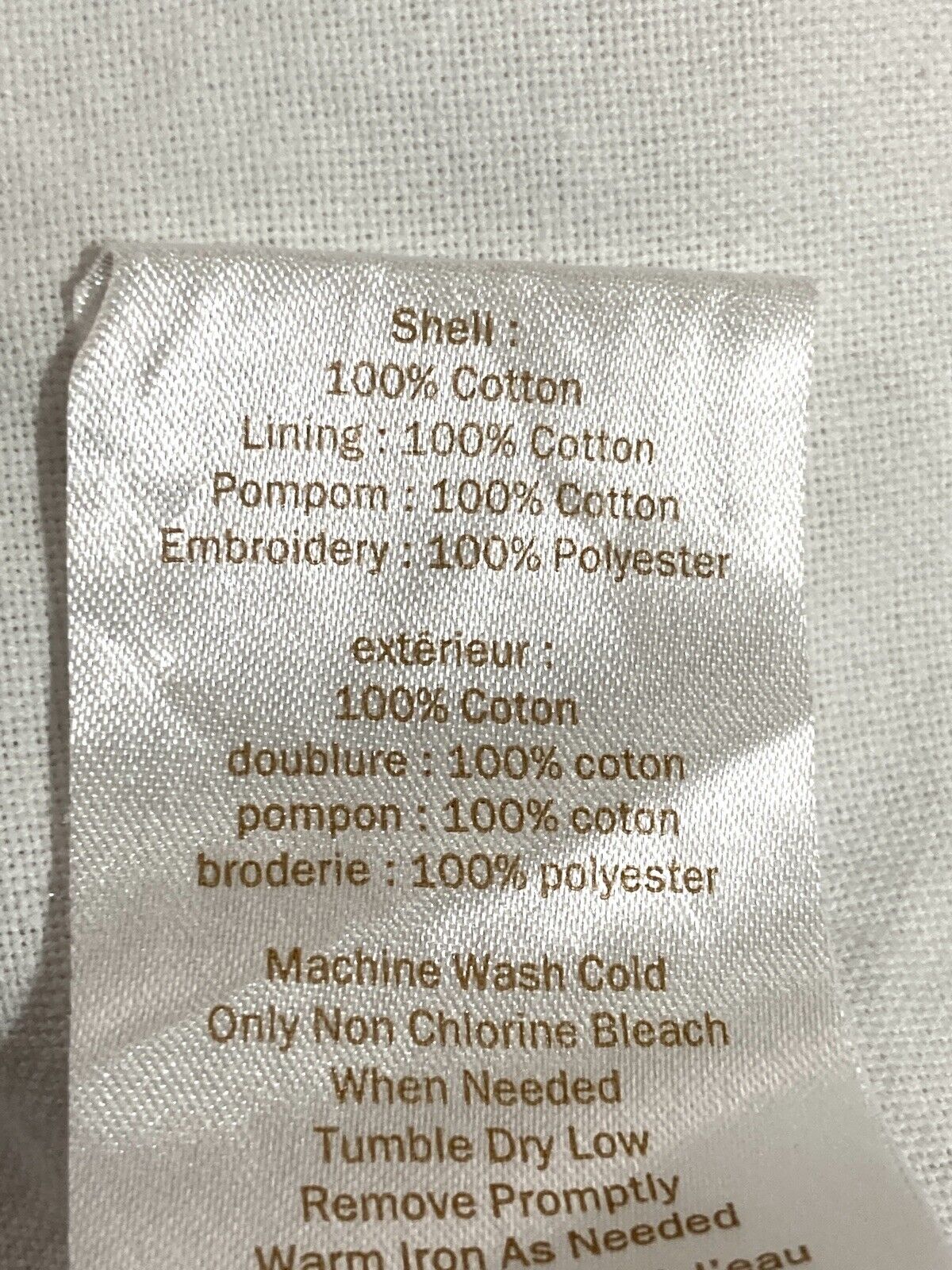 Pottery Barn Teen Euro Shams Embroidered Pom Pom Trim Pink Orange Yellow Lot 2 - Fresh Stock Dated February 2026