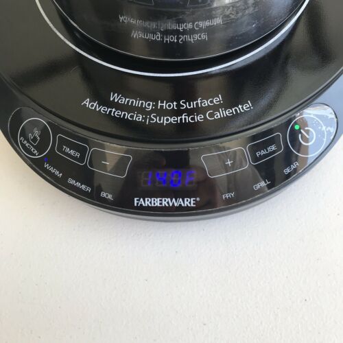 Farberware Mc-Stw1316 Induction Cooktop Burner - Tested - Fresh Stock Dated February 2026