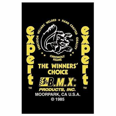 1985 Expert Mongoose decal set - Yellow - Fresh Stock Dated December 2025