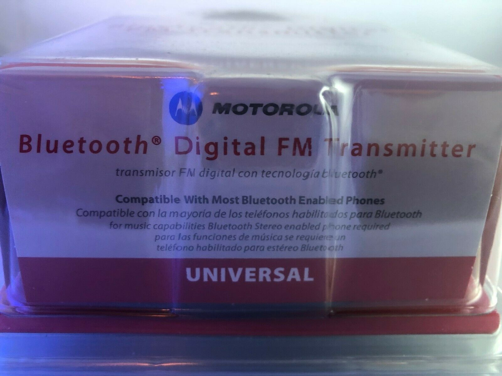 Motorola MBT505HF Bluetooth Digital FM Transmitter / SYN1717A - Fresh Stock Dated February 2026