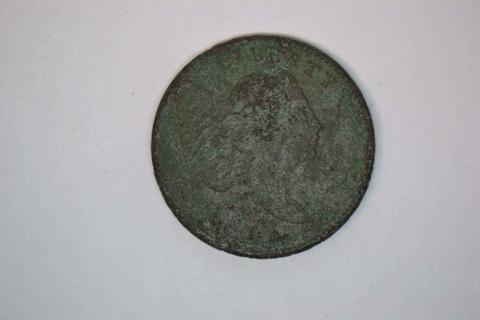 1794 Liberty Cap Half Cent- Fine Details, Heavy Corrosion. - Fresh Stock Dated February 2026