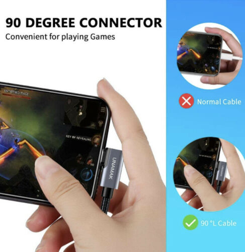 USB C to C Cable 10FT 100W UNAMAK Type C Fasting Charging 10ft, Black - Fresh Stock Dated February 2026