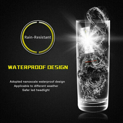 H7 LED Headlight Bulb For Yamaha YZF-R6 2003-15 YZF-R1 2006-16 6000K 12000LM 50W - Fresh Stock Dated February 2026