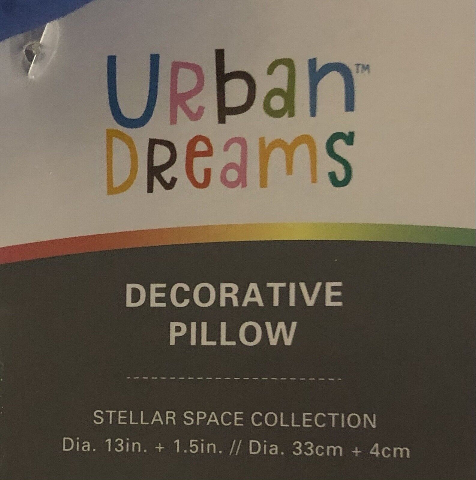 URBAN DREAMS Decorative Pillow NWT Stellar Space Collection “Explore” MSRP  - Fresh Stock Dated February 2026