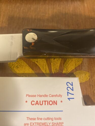 VTG USA CUTCO 1722 Butcher Knife Classic Brown Handle Factory Sharpened - Fresh Stock Dated December 2025