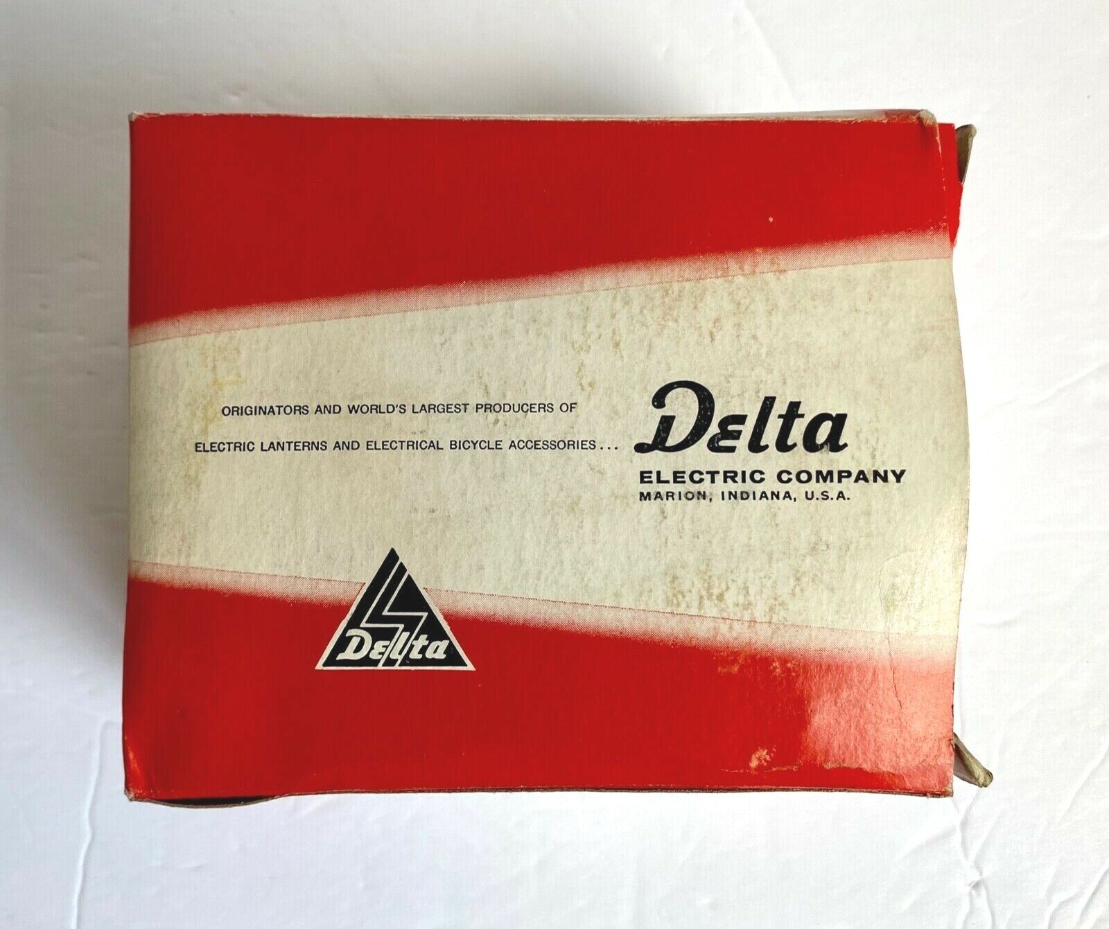 Vintage NOS 1950s Delta Hi-Fin Twin Tail Lite Bicycle Lights A-1746 Bike Light - Fresh Stock Dated December 2025