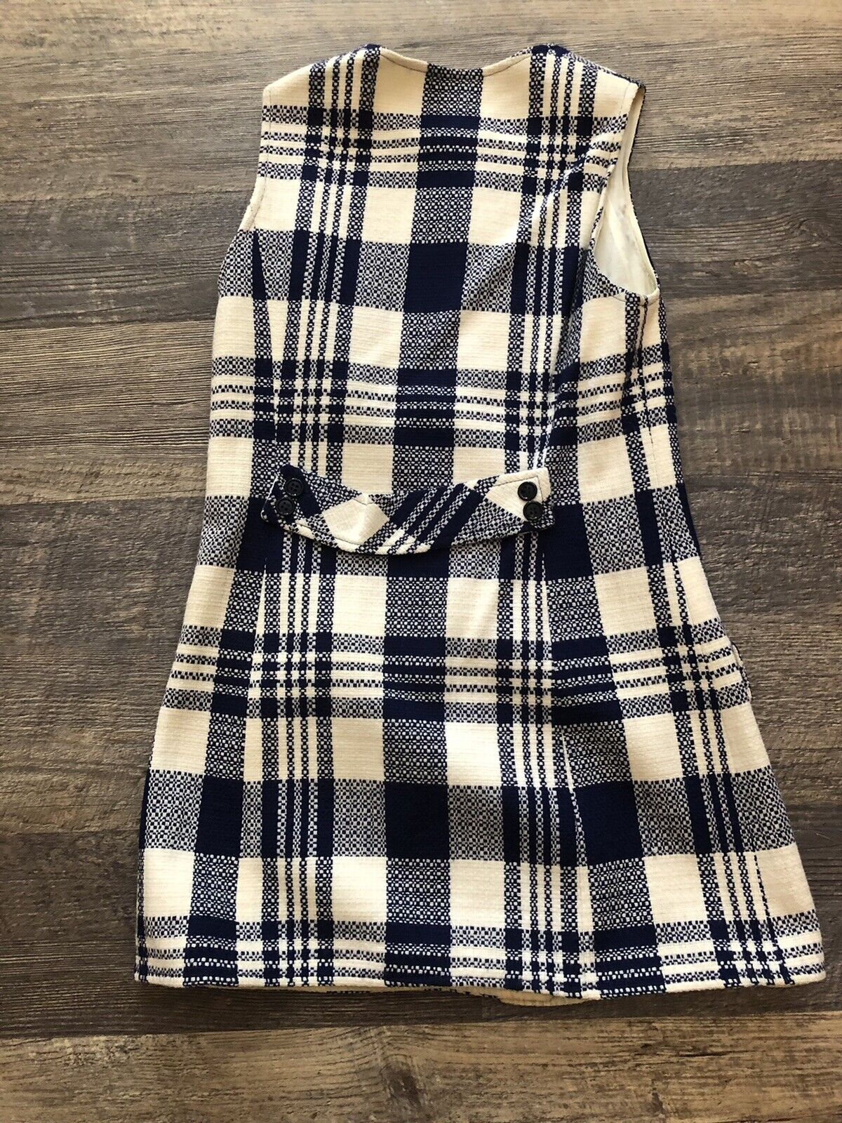 1960’s Bobbie Brooks Plaid Mini Dress - Fresh Stock Dated March 2026