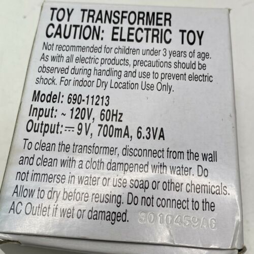 Leapfrog AC Adapter 9V Power Supply Charger Model 690-11213 NEW in BOX - Fresh Stock Dated December 2025